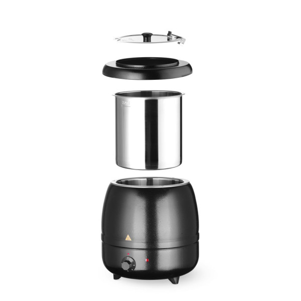 Melegentartó vízforraló, HENDI, Kitchen Termékcsalád, 8L, Fekete, 230V/400W, ⌀330x(H)363mm 860083