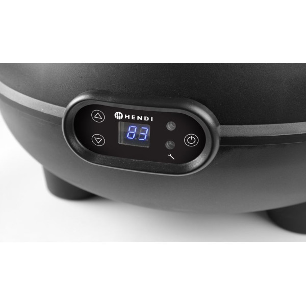 Leves melegentartó, HENDI, 8L, 230V/450W, ⌀370x(H)316mm 860502