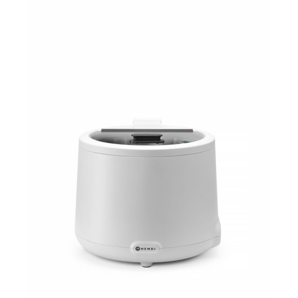 Leves melegentartó UNIQ, HENDI, designed by Robert Bronwasser, 8L, Fehér, 220-240V/500W, ⌀365x(H)325mm 860533