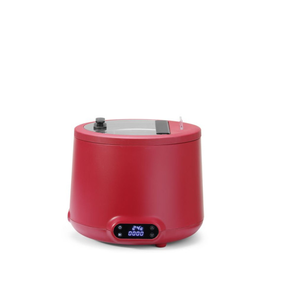 Leves melegentartó UNIQ, HENDI, designed by Robert Bronwasser, 8L, Piros, 220-240V/500W, ⌀365x(H)325mm 860571