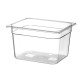 GN edény 1/2, HENDI, Profi Termékcsalád, GN 1/2, 6,5L, Átlátszó, 325x265x(H)100mm 861424