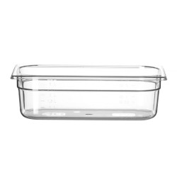 GN edény 1/3, HENDI, Profi Termékcsalád, GN 1/3, 4L, Átlátszó, 325x176x(H)100mm 861523
