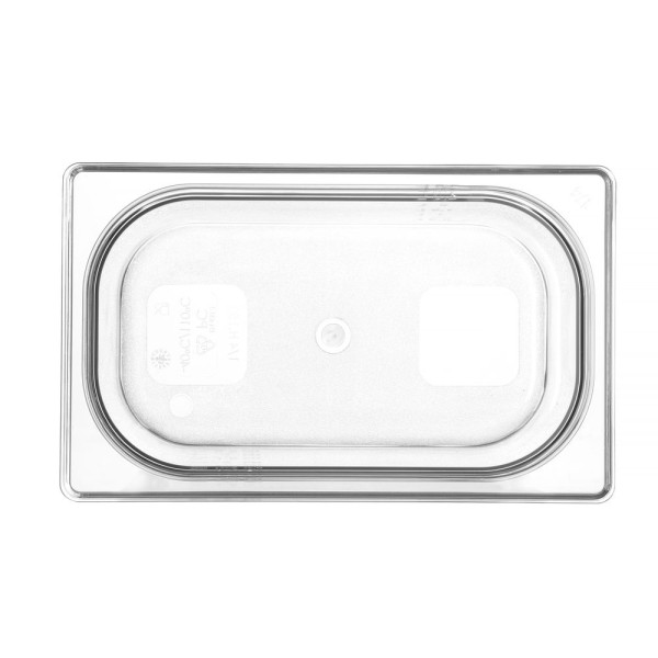GN edény 1/4, HENDI, Profi Termékcsalád, GN 1/4, 4L, Átlátszó, 265x162x(H)150mm 861615