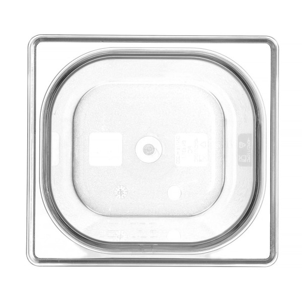 GN edény 1/6, HENDI, Profi Termékcsalád, GN 1/6, 1,6L, Átlátszó, 176x162x(H)100mm 861721