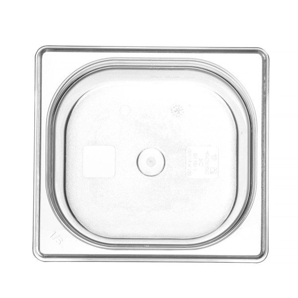GN edény 1/6, HENDI, Profi Termékcsalád, GN 1/6, 1L, Átlátszó, 176x162x(H)65mm 861738