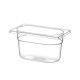 GN edény 1/9, HENDI, Profi Termékcsalád, GN 1/9, 0,6L, Átlátszó, 176x108x(H)65mm 861837