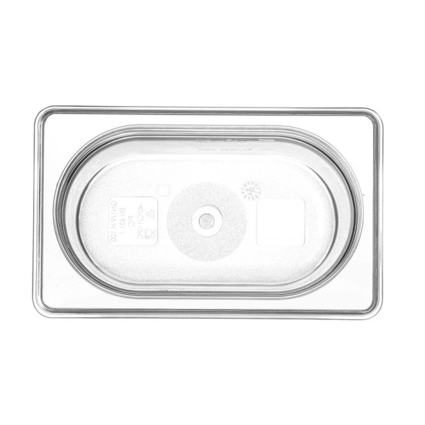 GN edény 1/9, HENDI, Profi Termékcsalád, GN 1/9, 0,6L, Átlátszó, 176x108x(H)65mm 861837