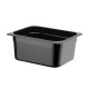 GN edény 1/2, HENDI, Profi Termékcsalád, GN 1/2, 9,5L, Fekete, 325x265x(H)150mm 862414