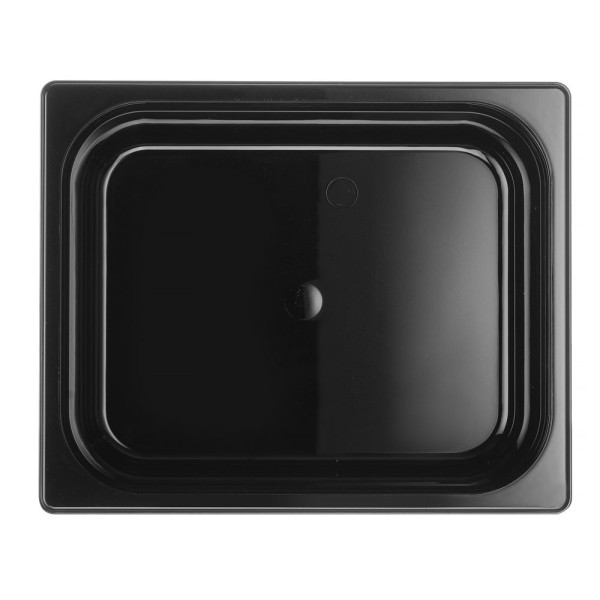 GN edény 1/2, HENDI, Profi Termékcsalád, GN 1/2, 9,5L, Fekete, 325x265x(H)150mm 862414