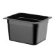 GN edény 1/2, HENDI, Profi Termékcsalád, GN 1/2, 9,5L, Fekete, 325x265x(H)150mm 862414