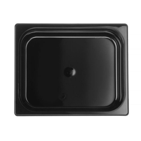 GN edény 1/2, HENDI, Profi Termékcsalád, GN 1/2, 6,5L, Fekete, 325x265x(H)100mm 862421