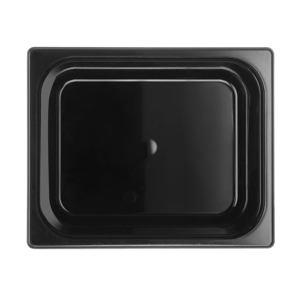 GN edény 1/2, HENDI, Profi Termékcsalád, GN 1/2, 6,5L, Fekete, 325x265x(H)100mm 862421