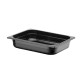GN edény 1/2, HENDI, Profi Termékcsalád, GN 1/2, 4L, Fekete, 325x265x(H)65mm 862438