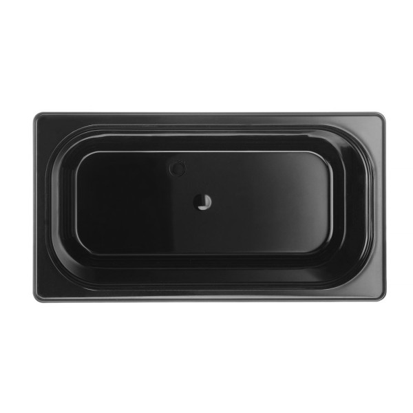 GN edény 1/3, HENDI, Profi Termékcsalád, GN 1/3, 4L, Fekete, 325x176x(H)100mm 862520