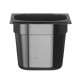 GN edény 1/6, HENDI, Profi Termékcsalád, GN 1/6, 2,4L, Fekete, 176x162x(H)150mm 862711