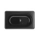 GN edény 1/9, HENDI, GN 1/9, 1L, Fekete, 176x108x(H)100mm 862827