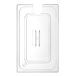 GN tető, kivágással a sous-vide merülőrúd számára, HENDI, GN 1/1, Átlátszó, 530x325mm 864203