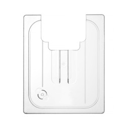 GN tető, kivágással a sous-vide merülőrúd számára, HENDI, GN 1/2, Átlátszó, 265x325mm 864234