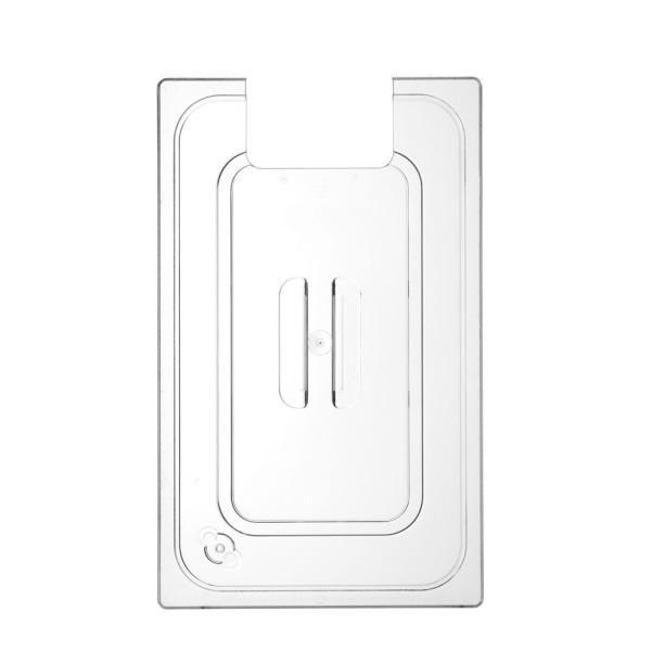 GN tető, kivágással a sous-vide merülőrúd számára, HENDI, GN 1/2, Átlátszó, 265x325mm 864234