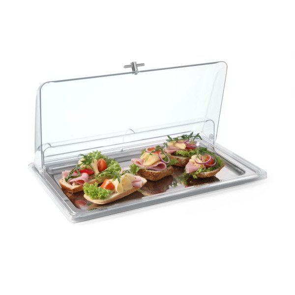 Tálca fedő, HENDI, GN 1/1, 545x335x(H)95mm 866009