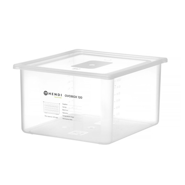 Tojástartály HENDI OVOBOX 120, HENDI, GN 2/3, 18L, 355x325x(H)200mm 870785