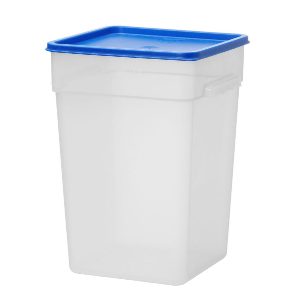 Ételkonténer mércés jelzéssel, HENDI, 20,8L, 290x290x(H)400mm 870969