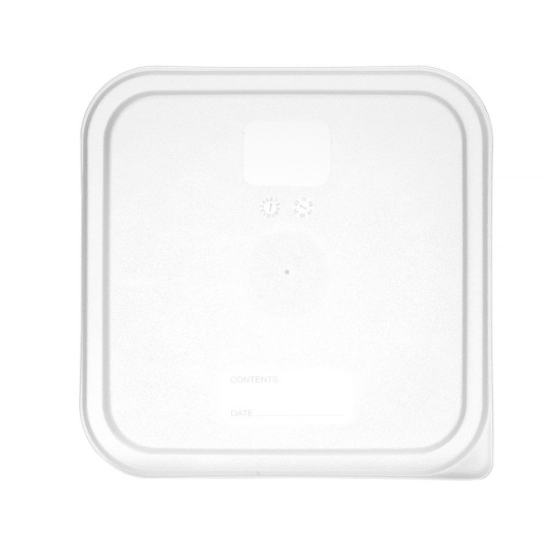 Fedél az ételtárolóhoz, HENDI, Átlátszó, 190x190mm 870976