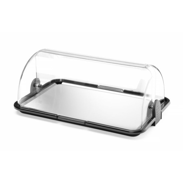 Felhajtható fedelű, hűthető ételtároló, HENDI, 465x315x(H)195mm 871775