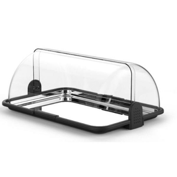 Felhajtható fedelű, hűthető ételtároló, HENDI, 465x315x(H)195mm 871775