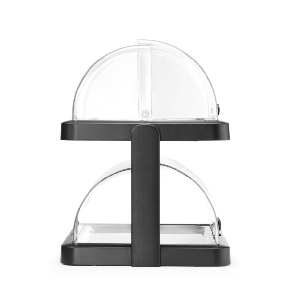 Dupla roll-top hűthető ételtároló Duo UNIQ, HENDI, designed by Robert Bronwasser, Fekete, 480x355x(H)480mm 871812