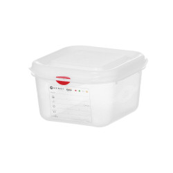 GN 1/6 tartály, polipropilén, HENDI, GN 1/6, 1,7L, Átlátszó, 176x162x(H)100mm 873168