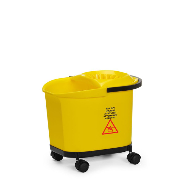 Felmosóvödör, HENDI, 16L, Citromsárga, 405x296x(H)340mm 873397