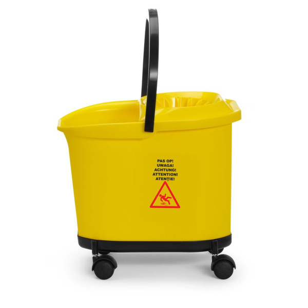 Felmosóvödör, HENDI, 16L, Citromsárga, 405x296x(H)340mm 873397