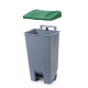 Szemetes tartály, HENDI, 120L, Világos szürke, 510x425x(H)875mm 873458