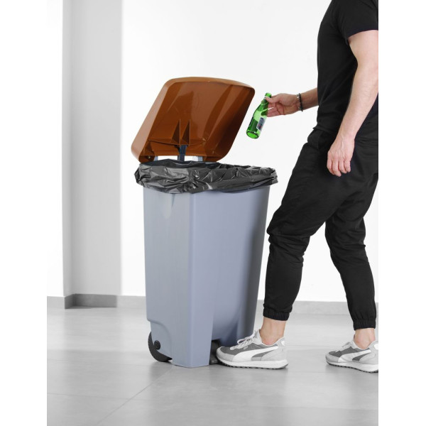 Fedél a szemeteskonténerhez, HENDI, Barna, 505x415mm 873519