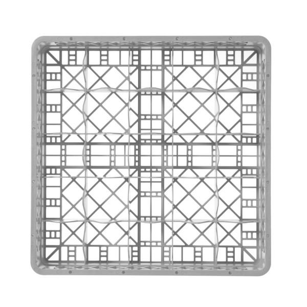 Mosogatókosár poharaknak, HENDI, 25 rekesz, 500x500x(H)104mm 877036