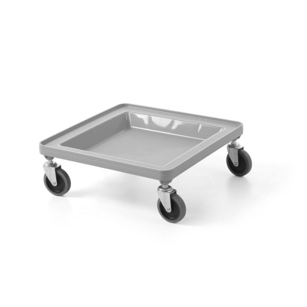 Kocsi 500 x 500 mm univerzális rekeszekhez, AmerBox, Világos szürke, 500x500x(H)180mm 877807