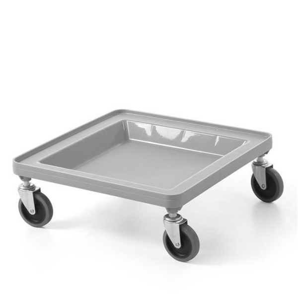 Kocsi 500 x 500 mm univerzális rekeszekhez, AmerBox, Világos szürke, 500x500x(H)180mm 877807