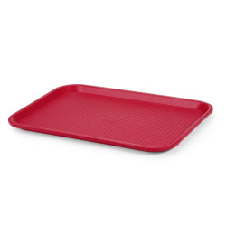 Gyorséttermi tálca közepes, HENDI, Piros, 305x415x(H)20mm 878910
