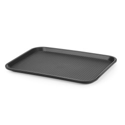 Gyorséttermi tálca közepes, HENDI, Fekete, 305x415x(H)20mm 878958