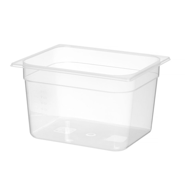 GN edény 1/2, HENDI, Profi Termékcsalád, GN 1/2, 12,5L, Átlátszó, 325x265x(H)200mm 880104