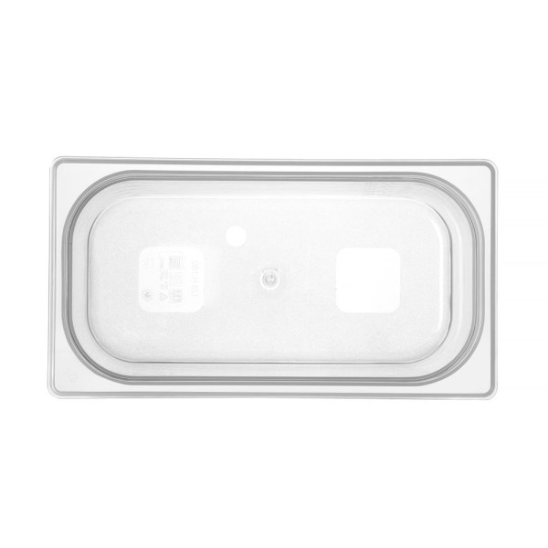 GN edény 1/3, HENDI, Profi Termékcsalád, GN 1/3, 5,7L, Átlátszó, 325x176x(H)150mm 880210