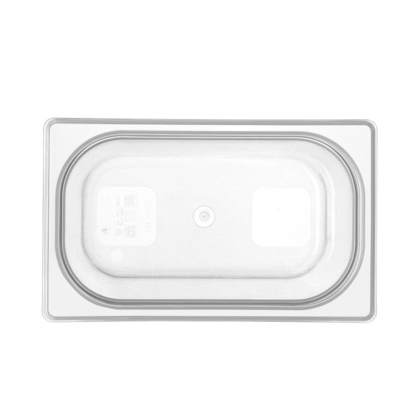 GN edény 1/4, HENDI, Profi Termékcsalád, GN 1/4, 2,8L, Átlátszó, 265x162x(H)100mm 880326