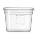 GN edény 1/4, HENDI, GN 1/4, 4L, Átlátszó, 265x162x(H)150mm 880364