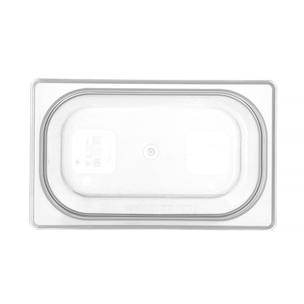 GN edény 1/4, HENDI, GN 1/4, 4L, Átlátszó, 265x162x(H)150mm 880364