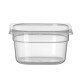 GN edény 1/6, HENDI, Profi Termékcsalád, GN 1/6, 1,6L, Átlátszó, 176x162x(H)100mm 880425