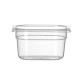 GN edény 1/9, HENDI, Profi Line, 1,0, GN 1/9, 1L, Átlátszó, 176x108x(H)100mm 880524