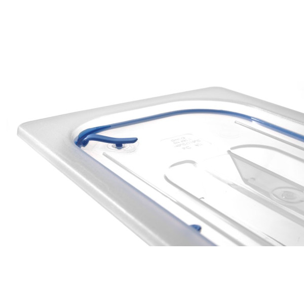 Légmentesen záródó GN tetők, HENDI, GN 1/9, Átlátszó, 176x108mm 881859