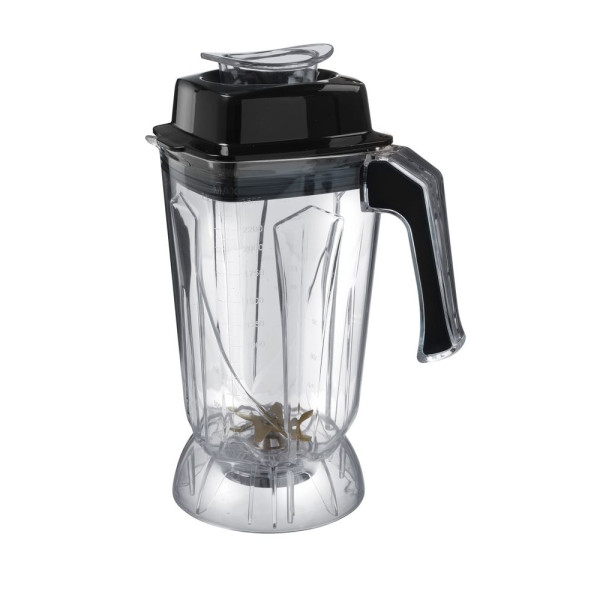 Blender keverőtál titánium bevonatú pengével, HENDI, 2,5L, 200x170x(H)360mm 943489