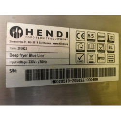 Olejová fritéza Hendi - 8 litrov